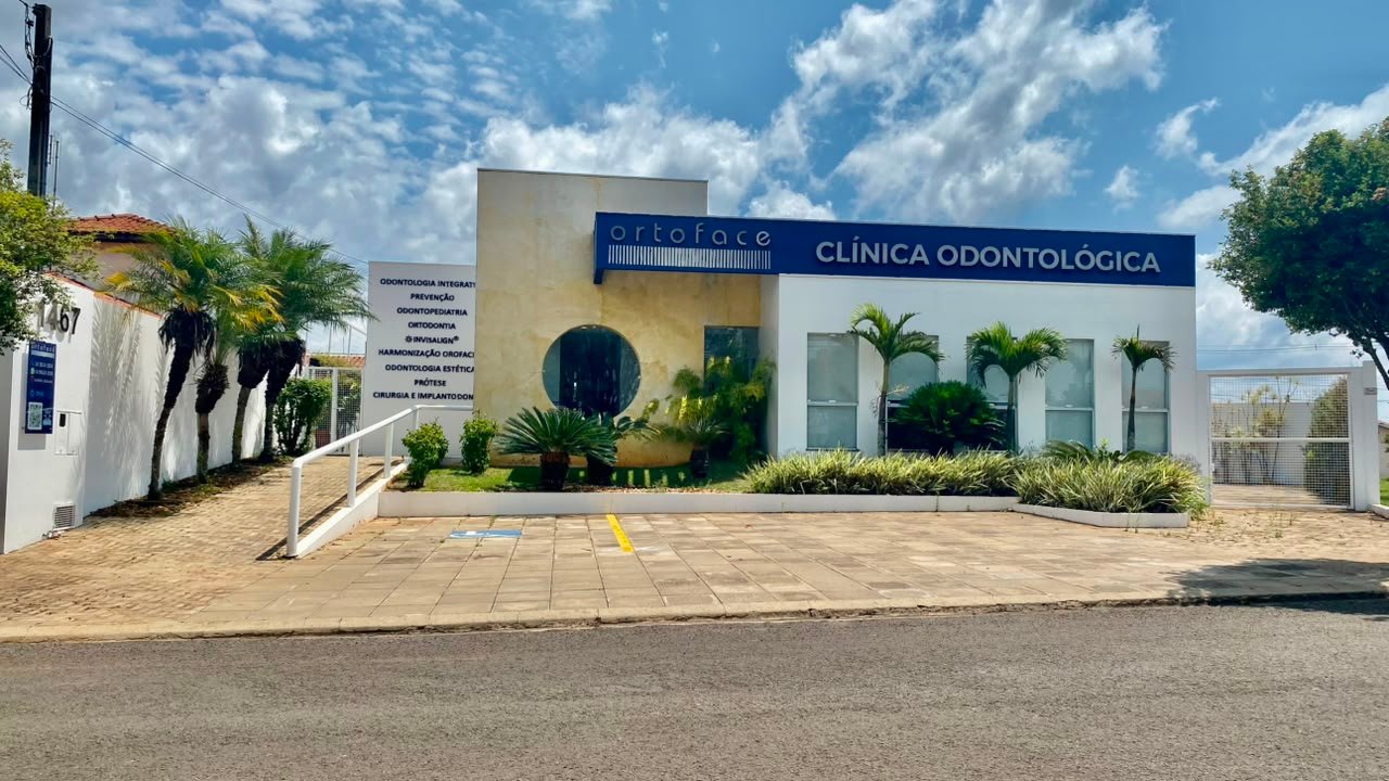 Recepção da clínica Ortoface Botucatu